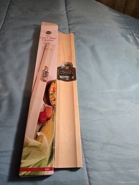 NORPRO 17" x 2 5/16" Wood Corn Cutter / Creamer #5401